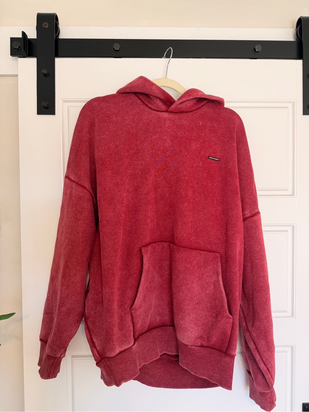 Unisex UA icon Washed Red Hoodie Sweater